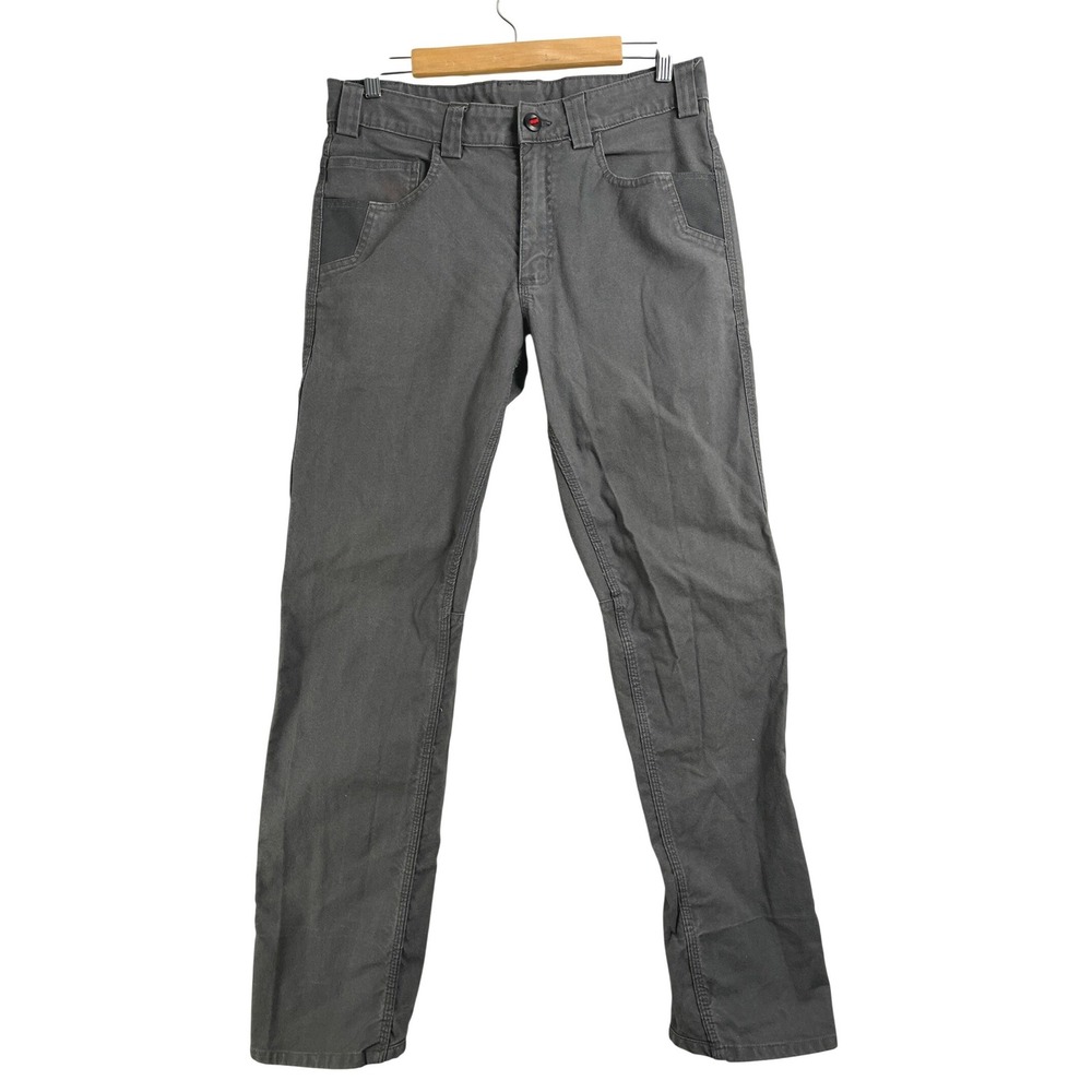 Milwaukee FreeFlex Mens Gray Work Pants Utility‎ Carpenter 32x32 Stretch Cotton